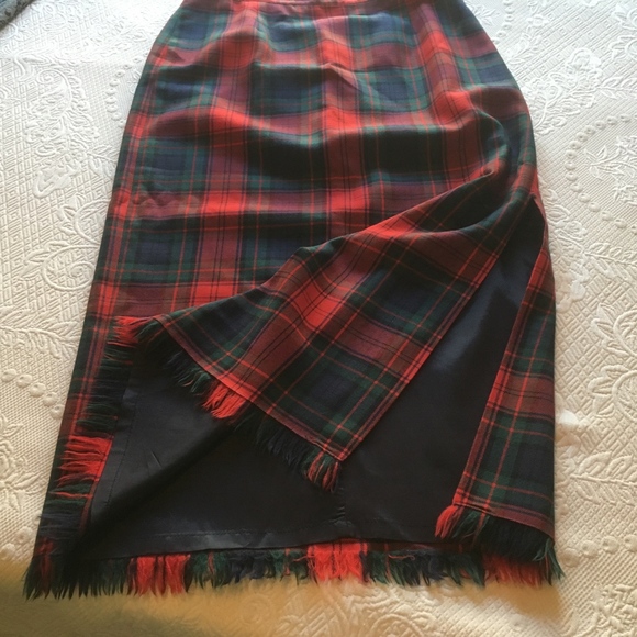 Rafaella Dresses & Skirts - Rafaella Tartan Plaid Wool Skirt